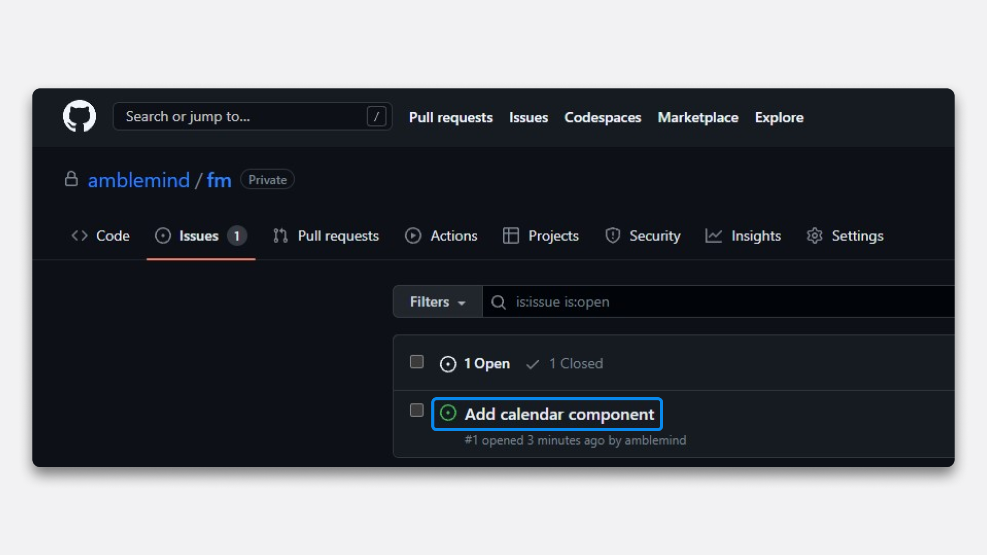 Use case of the GitHub Integration
